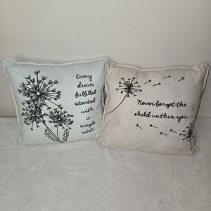 Decorative Throw Pillows with Inspirational Quotes